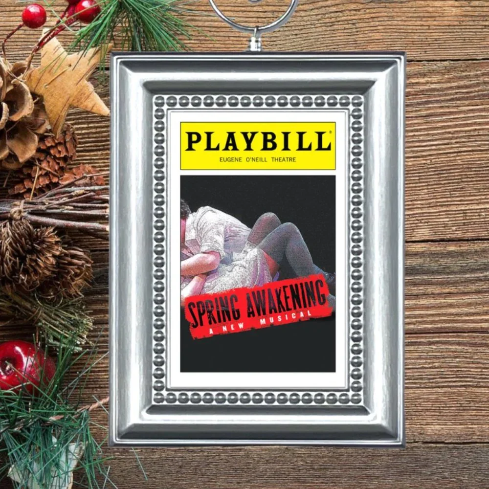 Spring Awakening Broadway Musical Playbill Christmas Tree Ornament